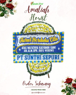 Papan Bunga Duka di Pelepat