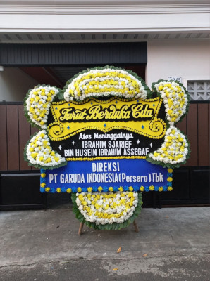 Papan Bunga Duka di Pelepat