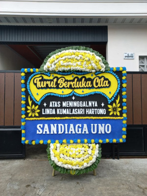 Papan Bunga Duka di Pelepat